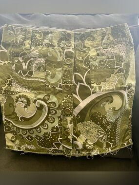 Ann Taylor Bohemian Paisley Skirt in Olive and Sage Size 8